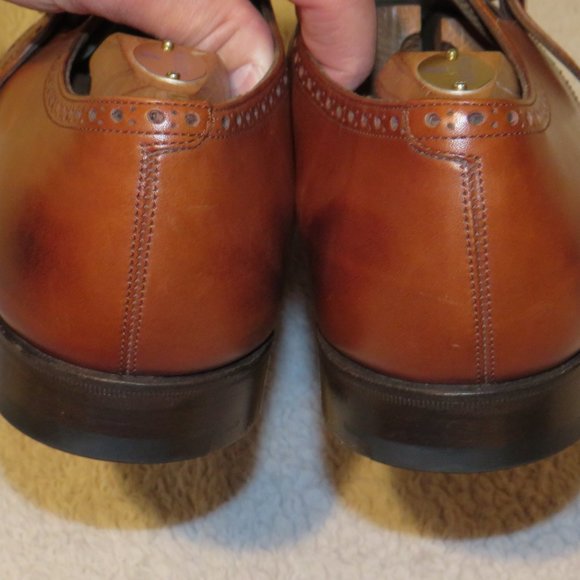 Edward Green Hove Brown Leather Brogue Monk Strap Loafers 11.5 NWOB main image 4